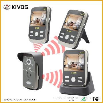 KIVOS Home Security Door Phone Wireless Video Door Phone Intercom